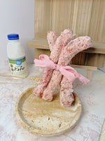 Kefir Goat Yogurt & Strawberry Coated Duck Neck | Maybo Freeze-Dried