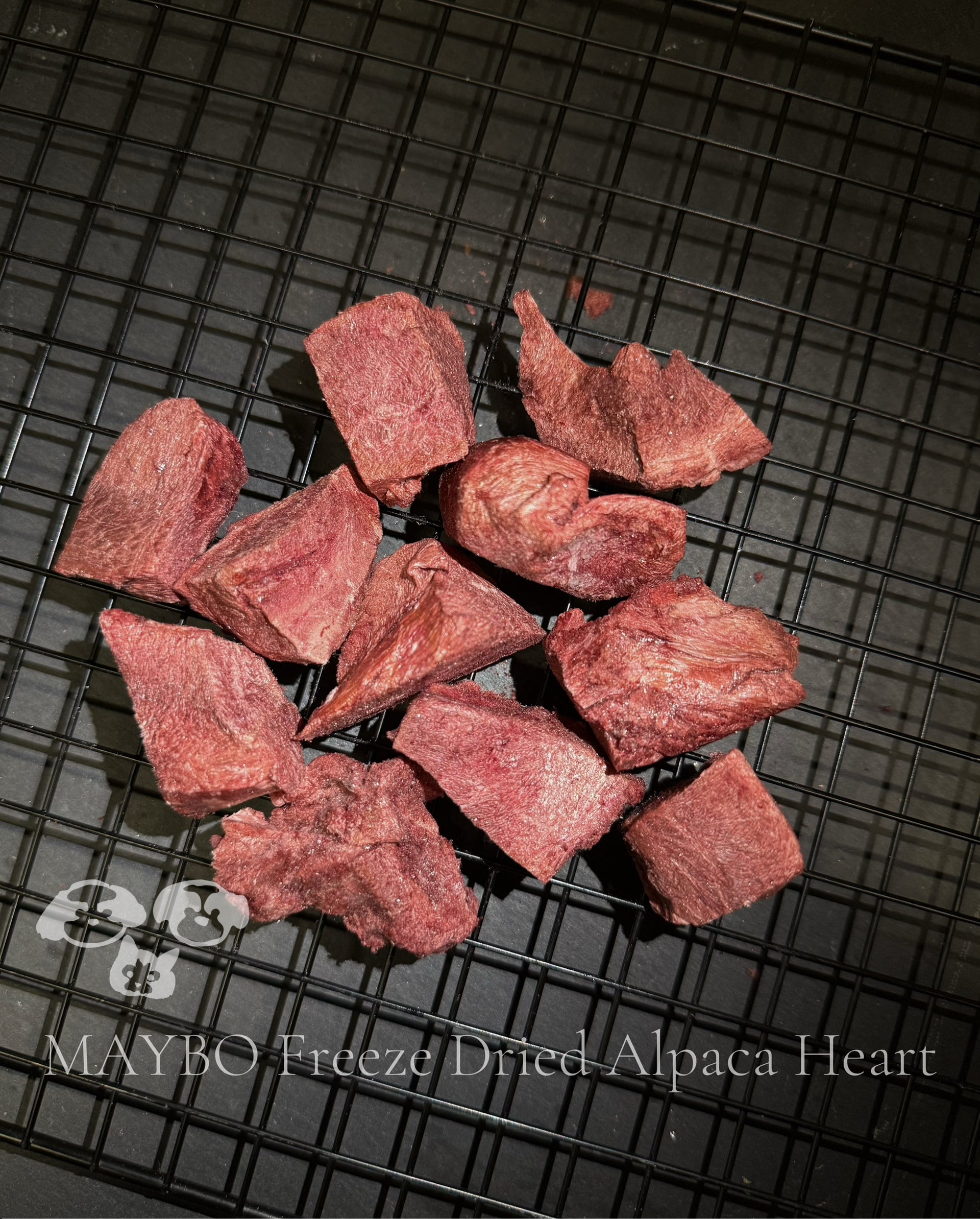 Freeze Dried Alpaca Heart 45G – MAYBO Pet